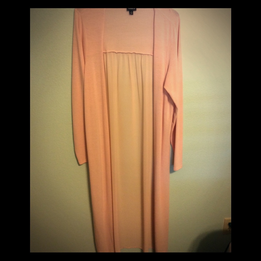 Torrid blush long sleeve sweater